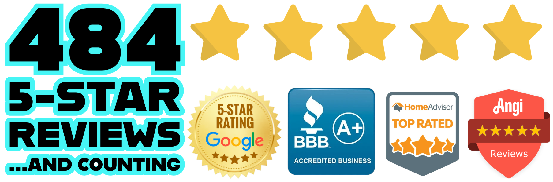 Alpine Roofing 484 5-Star Reviews