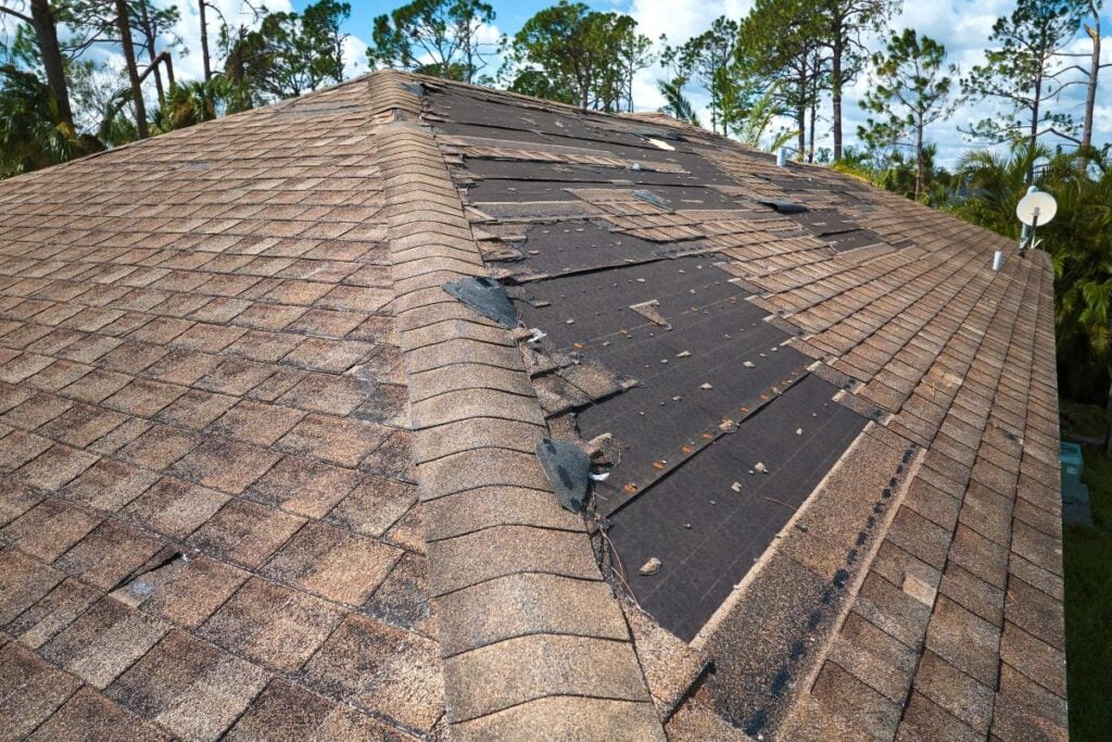 roof replacement cost Pullman WA shingles missing on roof